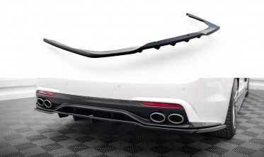 Задний тюнинговый диффузор (накладка) на бампер Kia Stinger GT Mk1 фото