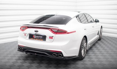 Задний тюнинговый диффузор (накладка) на бампер Kia Stinger GT Mk1 фото