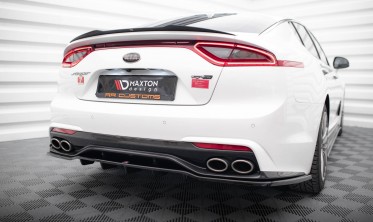 Задний тюнинговый диффузор (накладка) на бампер Kia Stinger GT Mk1 фото