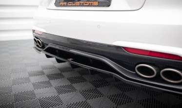 Задний тюнинговый диффузор (накладка) на бампер Kia Stinger GT Mk1 фото