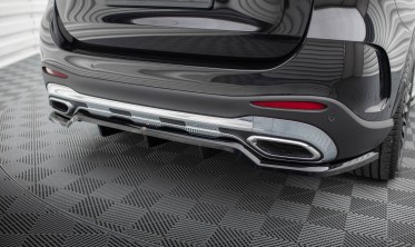Тюнинговый диффузор заднего бампера Mercedes GLC X254 AMG-Line фото