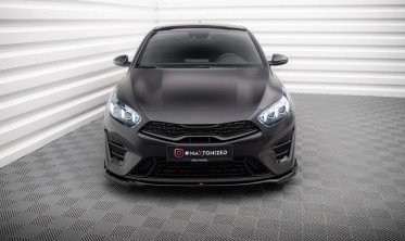 Тюнінгова накладка (губа) на передній бампер Kia Proceed / Ceed GT Mk1 рест. / Mk3 вар. 1 фото