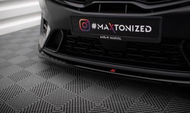 Тюнінгова накладка (губа) на передній бампер Kia Proceed / Ceed GT Mk1 рест. / Mk3 вар. 1 фото