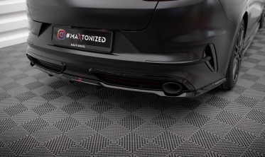 Тюнинговый диффузор заднего бампера Kia Proceed GT Mk1 рестайл фото