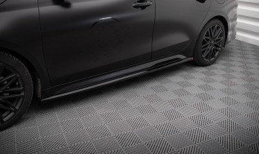 Тюнинговые диффузоры (листвы) на боковые пороги Kia Proceed GT Mk1 рестайл фото