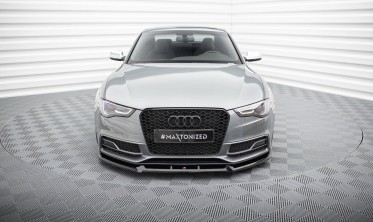 Тюнинг накладка на передний бампер Audi S5 / A5 S-Line Coupe / Sportback 8T рестайл вар. 3 фото