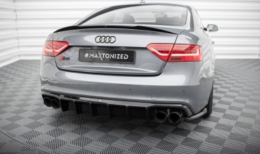 Тюнінговий дифузор заднього бампера Audi S5 Coupe / Sportback 8T рестайл фото
