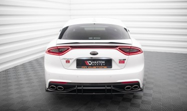Центральный диффузор Street Pro на задний бампер Kia Stinger GT-Line Mk1 фото