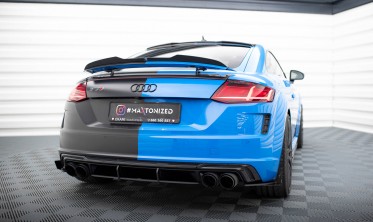 Центральний дифузор Street Pro на задній бампер Audi TT S 8S фото