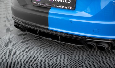 Центральний дифузор Street Pro на задній бампер Audi TT S 8S фото