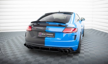 Центральний дифузор Street Pro на задній бампер Audi TT S 8S фото