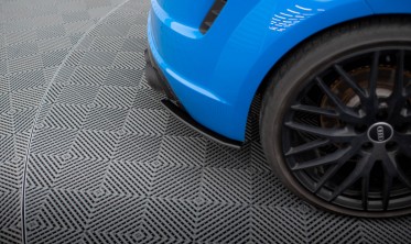 Боковые тюнинг накладки Street Pro на задний бампер Audi TT S 8S фото