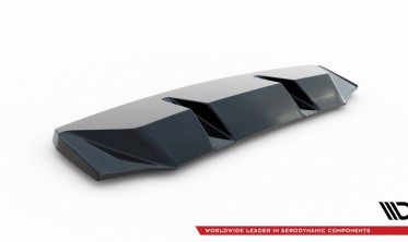Центральная тюнинг накладка на задний бампер Audi TT S 8S фото
