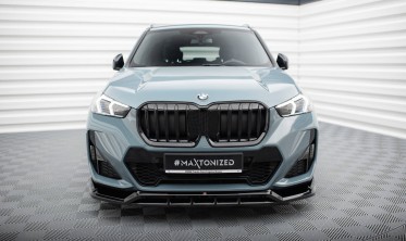 Тюнинг накладка (диффузор) на передний бампер BMW X1 U11 M-Pack фото