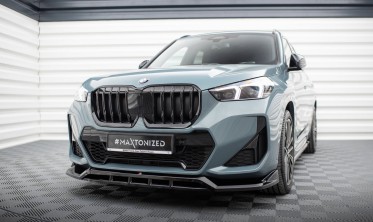 Тюнинг накладка (диффузор) на передний бампер BMW X1 U11 M-Pack фото