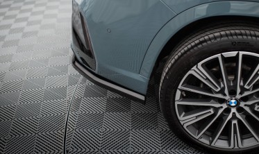 Пластиковый тюнинг диффузор на задний бампер BMW X1 U11 M-Pack фото