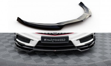 Нижняя тюнинг накладка переднего бампера Mercedes A45 AMG W176 вар. 4 фото