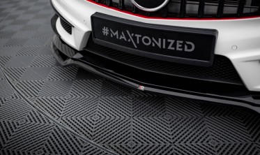 Нижняя тюнинг накладка переднего бампера Mercedes A45 AMG W176 вар. 4 фото