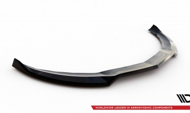 Нижняя тюнинг накладка переднего бампера Mercedes A45 AMG W176 вар. 4 фото