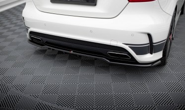 Тюнінгова накладка (дифузор) на задній бампер Mercedes A45 AMG W176 фото