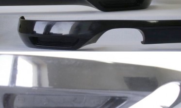 Накладка заднього бампера Opel Astra H GTC стиль OPC фото