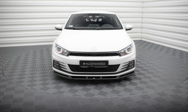 Тюнинг накладка (диффузор) на передний бампер Volkswagen Scirocco Mk3 рестайл вар. 1 фото