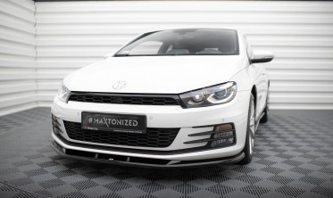 Тюнинг накладка (диффузор) на передний бампер Volkswagen Scirocco Mk3 рестайл вар. 1 фото
