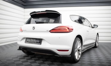 Боковые тюнинговые накладки на задний бампер VW Scirocco Mk3 послерестайл фото
