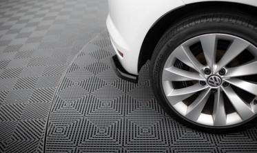 Боковые тюнинговые накладки на задний бампер VW Scirocco Mk3 послерестайл фото