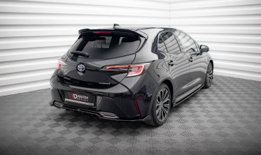 Тюнинговый диффузор (накладка) на задний бампер Toyota Corolla Mk12 Hatchback фото