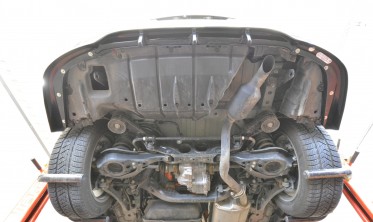 Тюнінговий дифузор (накладка) на задній бампер Lexus RX Mk4 рестайл фото