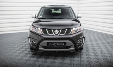 Нижня накладка (елерон) на передній бампер Suzuki Vitara S Mk2 вар. 2 фото