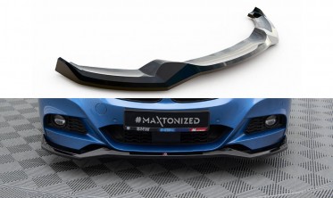 Нижня тюнінг накладка (губа) на передній бампер BMW 3 GT F34 M-Pack вар. 2 фото