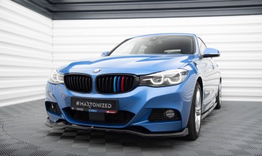 Нижняя тюнинг накладка (юбка) на передний бампер BMW 3 GT F34 M-Pack вар. 2 фото
