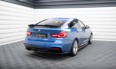 Тюнинговый диффузор (накладка, юбка) на задний бампер BMW 3 GT F34 M-Pack фото