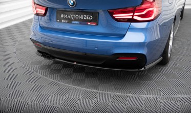 Тюнинговый диффузор (накладка, юбка) на задний бампер BMW 3 GT F34 M-Pack фото