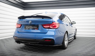 Тюнинговый диффузор (накладка, юбка) на задний бампер BMW 3 GT F34 M-Pack фото