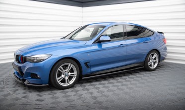 Нижні тюнінг накладки (лістви) на бокові пороги BMW 3 GT F34 M-Pack фото