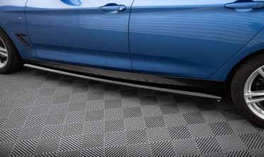 Нижні тюнінг накладки (лістви) на бокові пороги BMW 3 GT F34 M-Pack фото