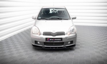 Тюнинговая накладка (диффузор) на передний бампер Toyota Yaris Mk1 рестайл T-Sport фото