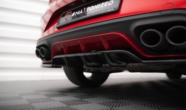 Тюнинговый диффузор (накладка) на задний бампер Cupra Leon Mk1 Hatchback фото