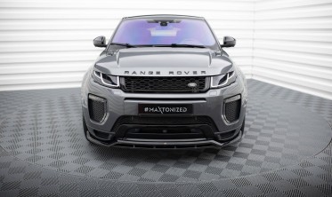 Тюнинговая накладка (диффузор) на передний бампер Land Rover Range Rover Evoque Mk1 рестайл фото
