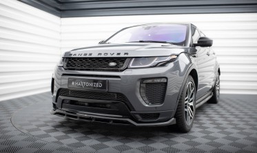 Тюнинговая накладка (диффузор) на передний бампер Land Rover Range Rover Evoque Mk1 рестайл фото