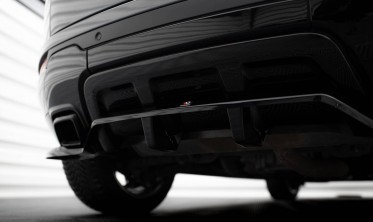 Диффузор на задний бампер Land Rover Range Rover Evoque Mk1 рестайл фото