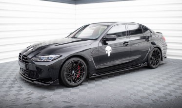 Бокові тюнінг накладки на пороги в стилі CSL для BMW M3 G80 вар. 3 фото