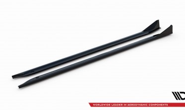 Бокові тюнінг накладки на пороги в стилі CSL для BMW M3 G80 вар. 3 фото