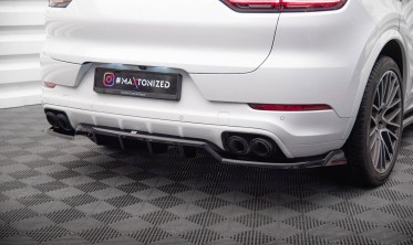 Тюнінговий дифузор заднього бампера Porsche Cayenne Mk3 фото