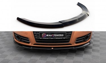 Тюнинговая накладка на передний бампер от Maxton design для Audi A7 C7 вар. 1  фото