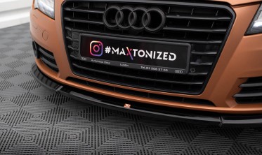 Тюнинговая накладка на передний бампер от Maxton design для Audi A7 C7 вар. 1  фото