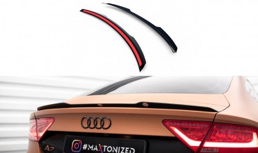 Тюнинговый кап спойлер на багажник от Maxton design для Audi A7 C7 фото